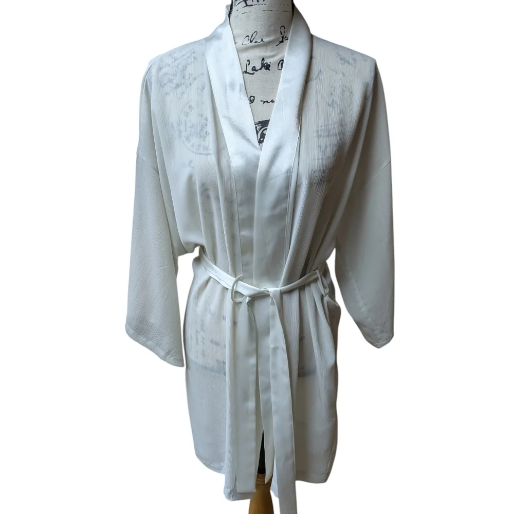 Victoria's Secret Vintage Gold Label Sheer Robe One Size